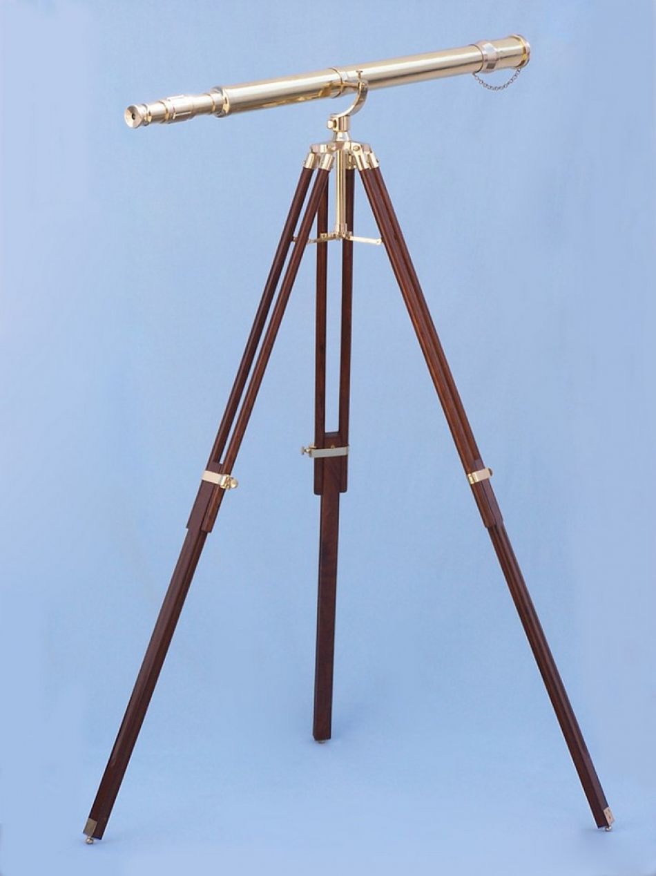 Floor Standing Brass Galileo Telescope 62"