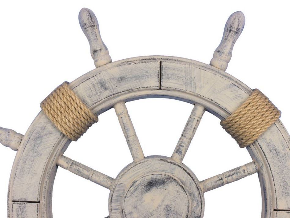 Rustic Decorative Ship Wheel 24"