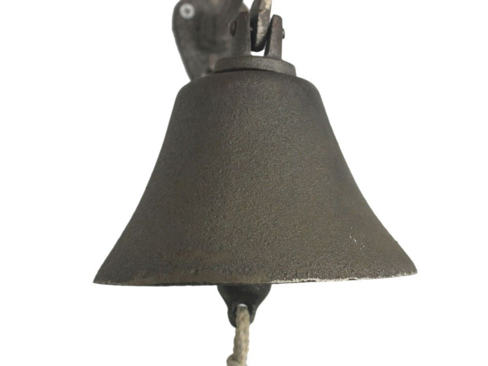 Cast Iron Hanging Ship's Bell 6"