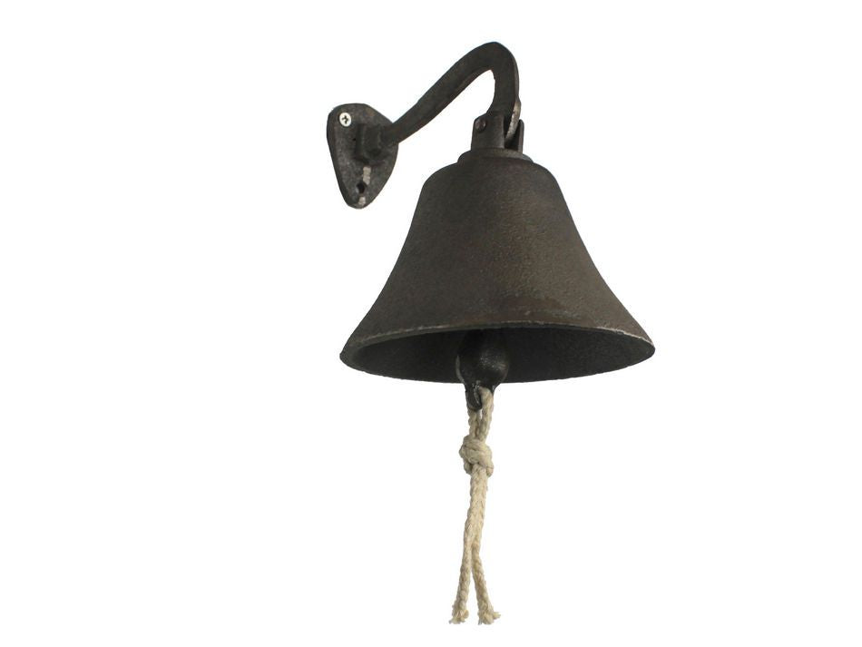Cast Iron Hanging Ship's Bell 6"