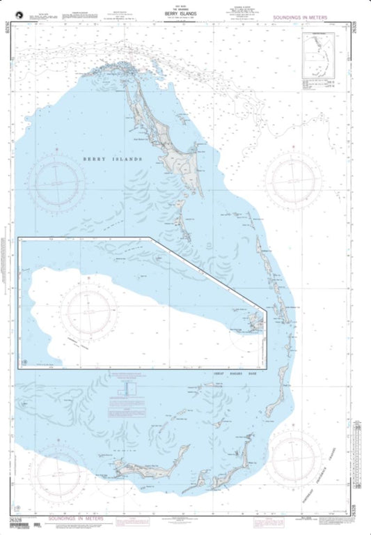 West Indies - The Bahamas - Berry Islands; Panel A (NGA-26328-2) by National Geospatial-Intelligence Agency
