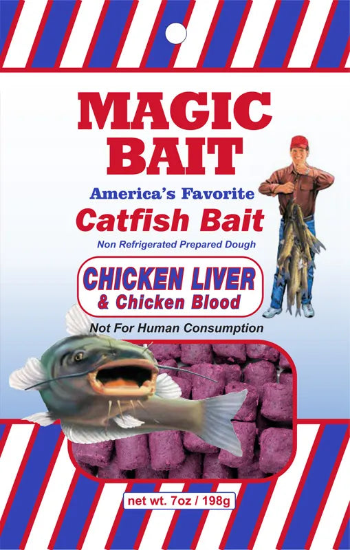Magic Bait Chicken Liver Catfish Bait 2 Packages