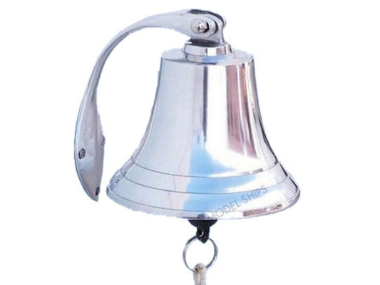 Chrome Hanging Harbor Bell 5.5"