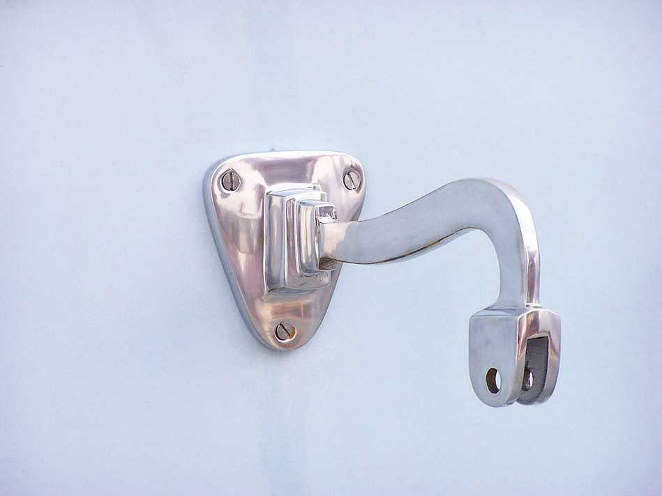 Chrome Hanging Ship's Bell 18"