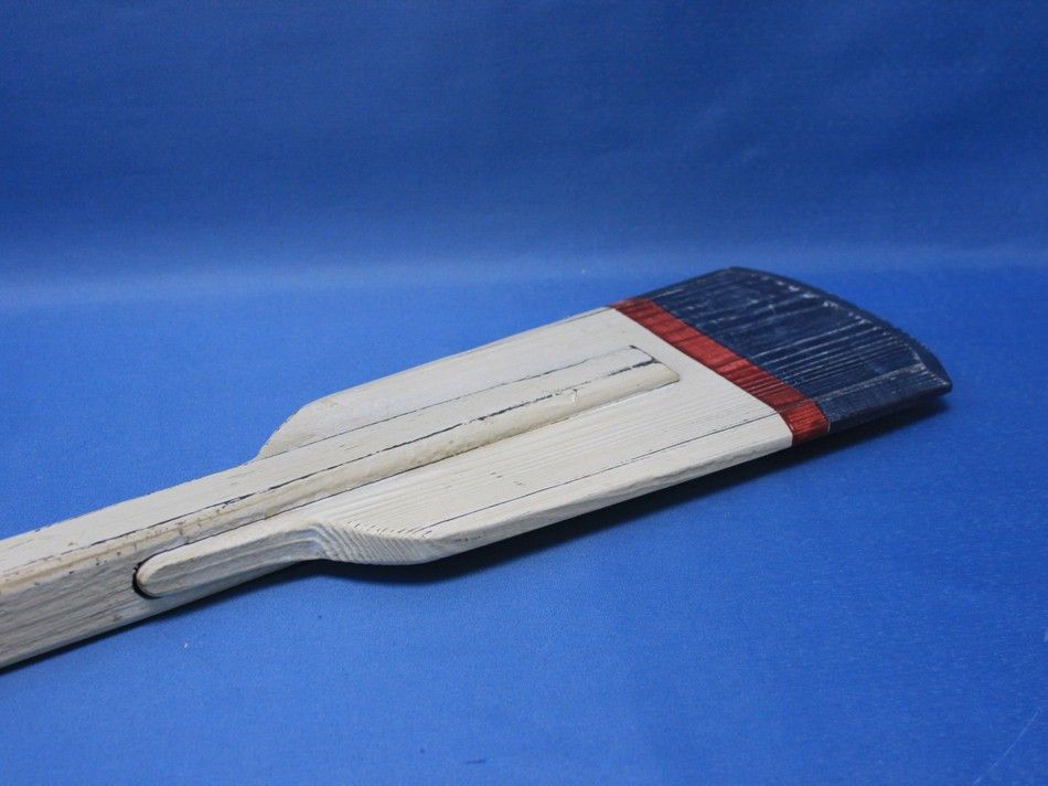 Wooden Winthrop Decorative Squared Rowing Boat Oar w/ Hooks 36"