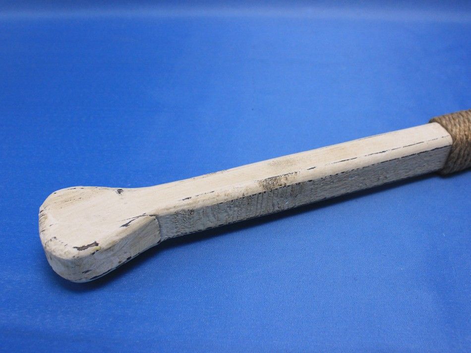 Wooden Crawford Decorative Squared Rowing Boat Oar w/ Hooks 36"