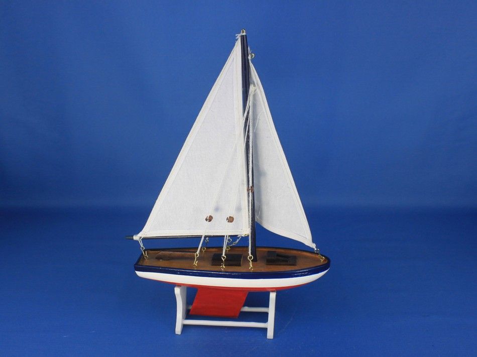 Wooden It Floats 12" - American Floating Sailboat Model