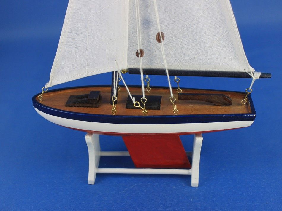 Wooden It Floats 12" - American Floating Sailboat Model