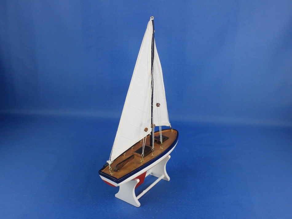 Wooden It Floats 12" - American Floating Sailboat Model