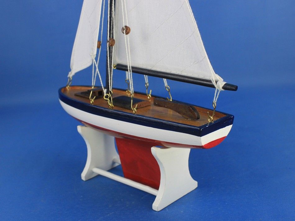 Wooden It Floats 12" - American Floating Sailboat Model