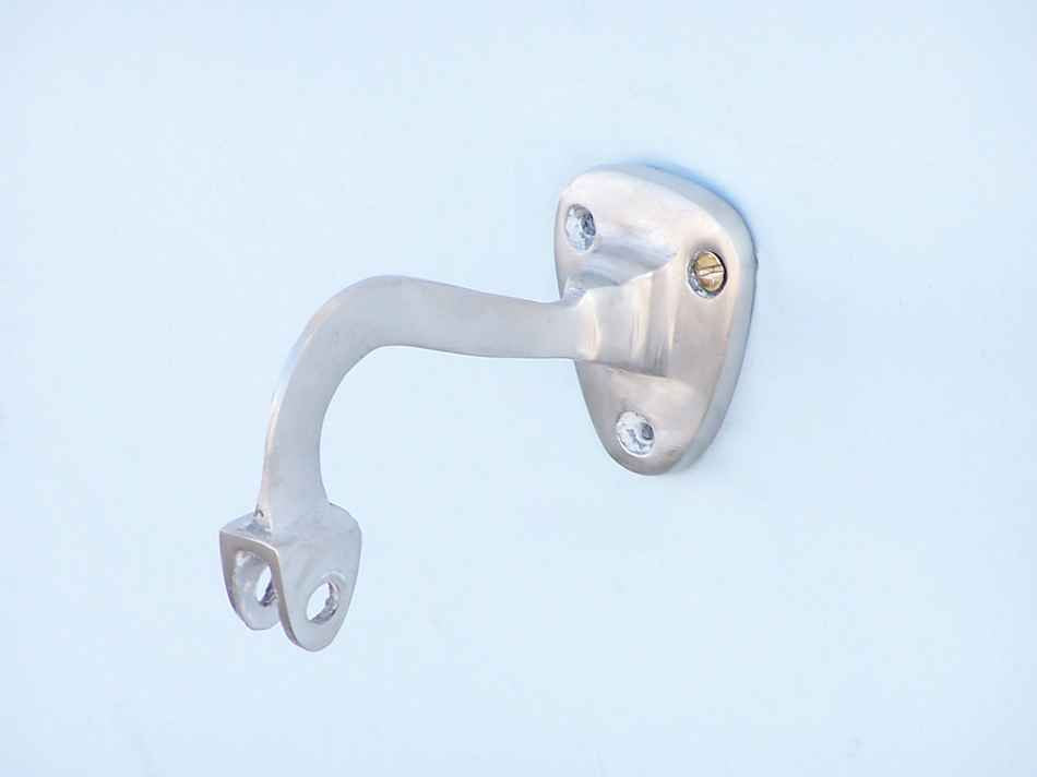 Brushed Nickel Hanging Ship's Bell 6"