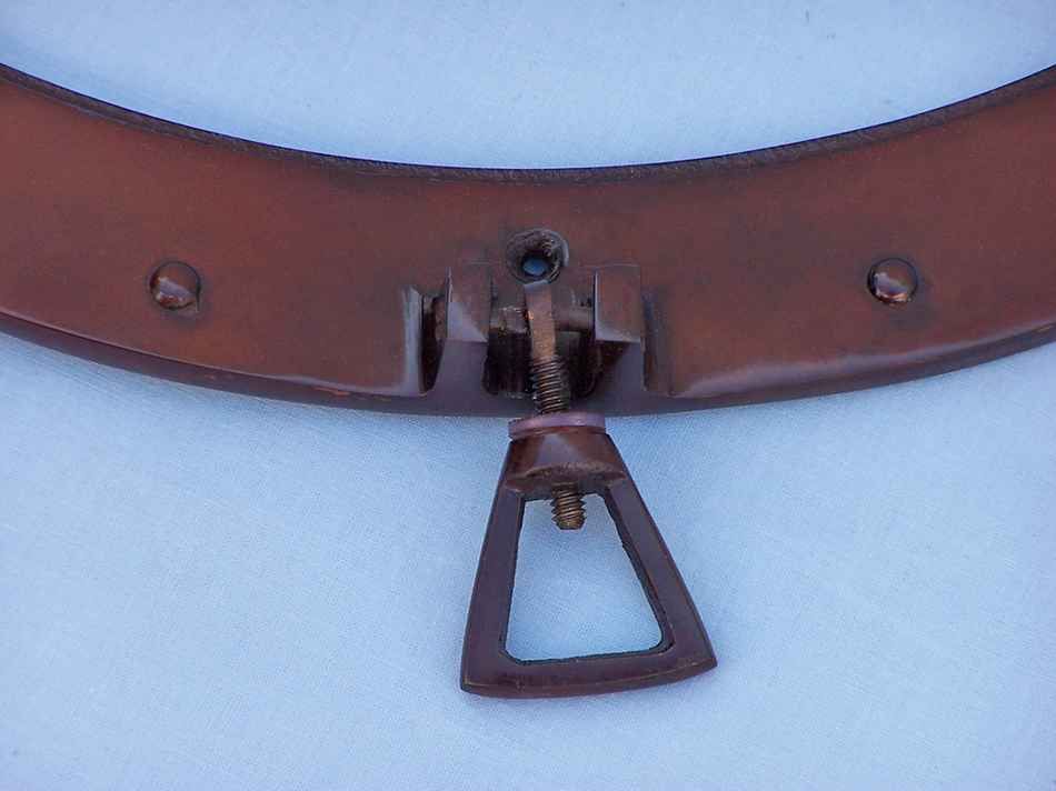 Antique Copper Decorative Ship Porthole Clock 24"