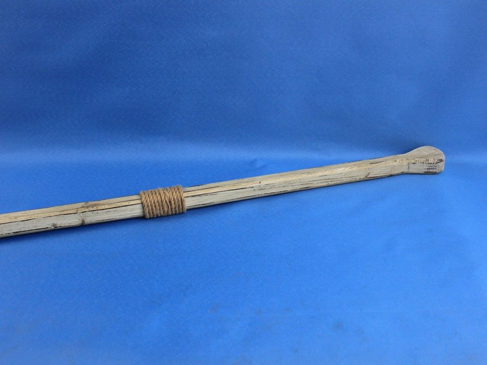 Wooden Independence Decorative Squared Rowing Boat Oar with Hooks 50"