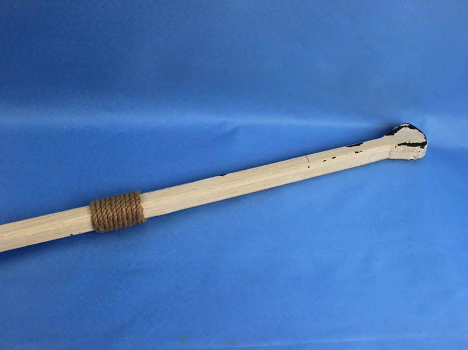 Wooden Huxley Decorative Squared Rowing Boat Oar with Hooks 50"