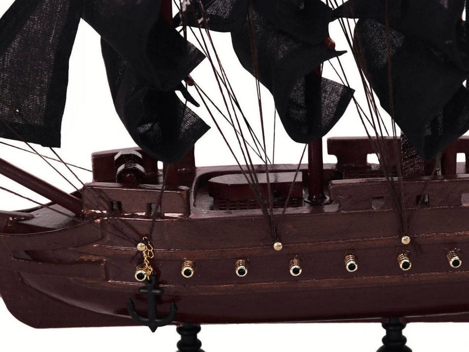 Wooden Calico Jacks The William Black Sails Model Pirate Ship 12"