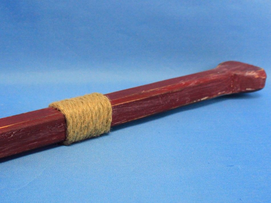 Wooden Rustic Hampshire Decorative Squared Boat Oar w/ Hooks 24"