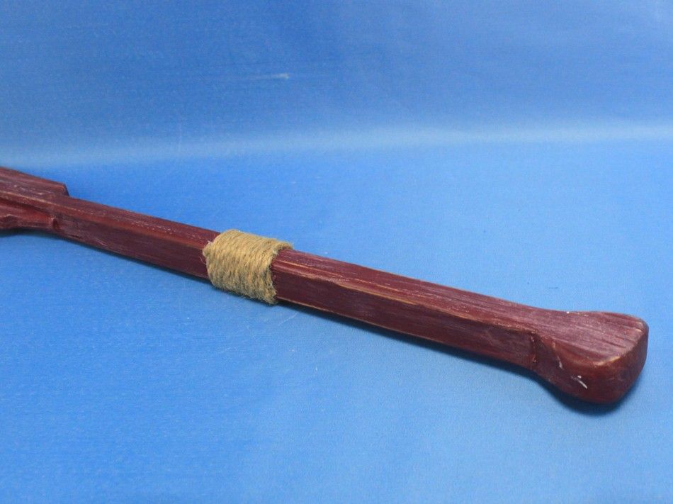 Wooden Rustic Hampshire Decorative Squared Boat Oar w/ Hooks 24"