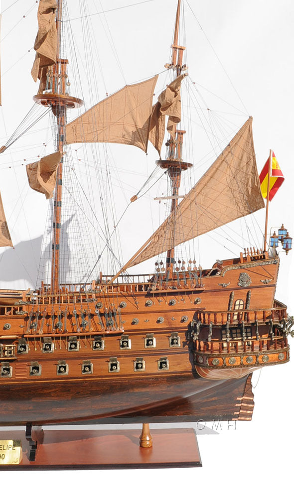 San Felipe Tall Ship Model Over 7 Foot Long