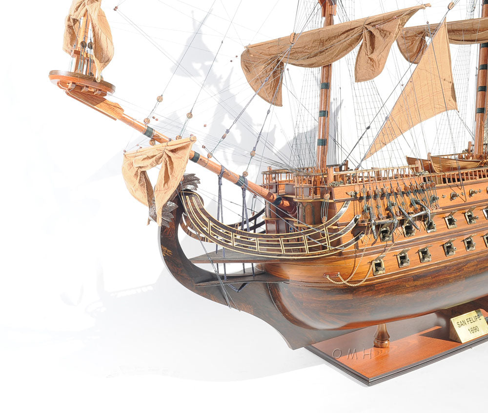 San Felipe Tall Ship Model Over 7 Foot Long