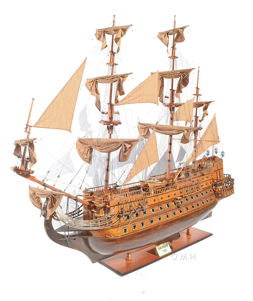 San Felipe Tall Ship Model Over 7 Foot Long