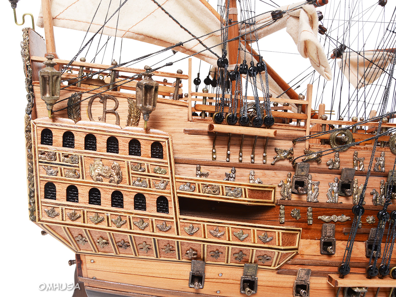 Sovereign of the Seas Mid Size Tall Model Ship