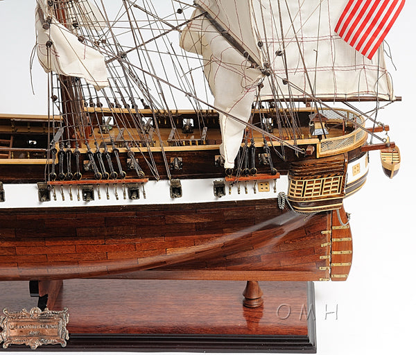 US Navy USS Constellation Model Tall Ship