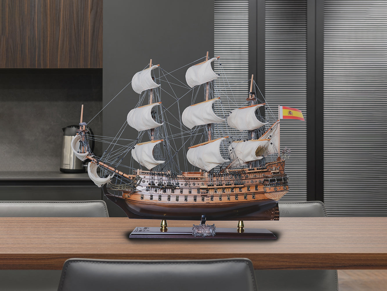 San Felipe Limited Edition Downwind Full Sails Ship Model