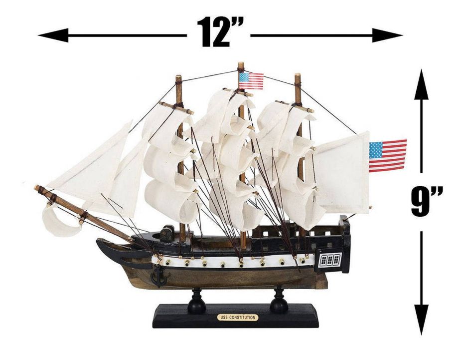 Wooden USS Constitution Limited Tall Ship Model 12"