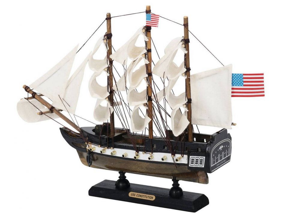 Wooden USS Constitution Limited Tall Ship Model 12"