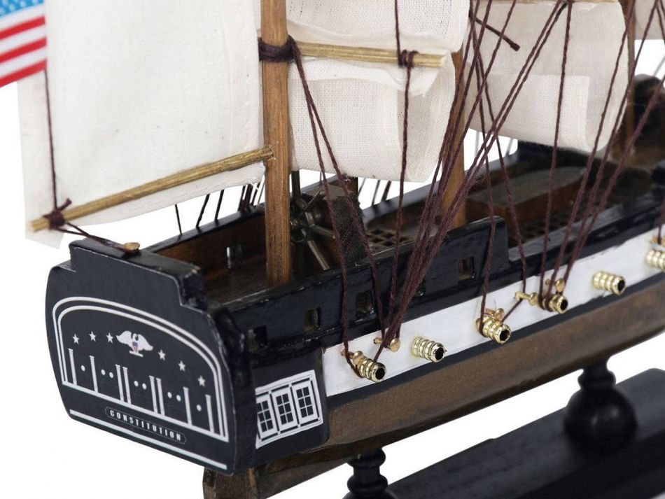 Wooden USS Constitution Limited Tall Ship Model 12"