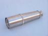 Deluxe Class Brushed Nickel Admirals Spyglass Telescope 27" with Rosewood Box