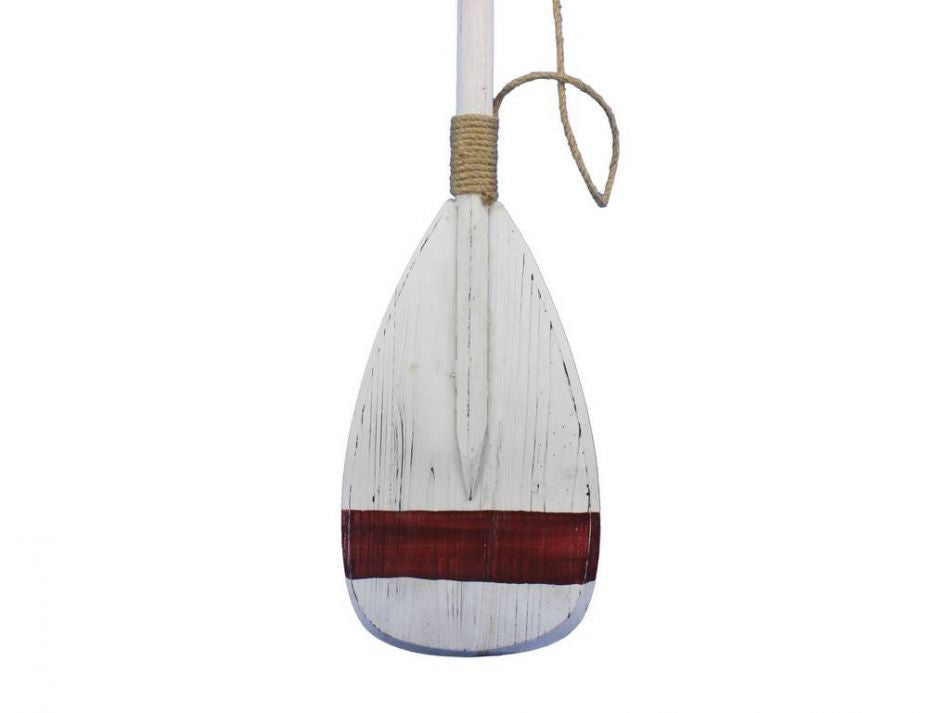 Wooden Manhattan Beach Decorative Rowing Boat Paddle With Hooks 50"