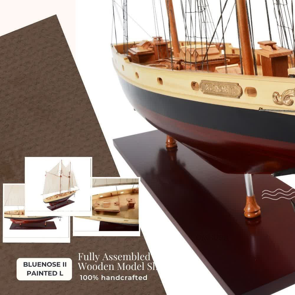 Bluenose II Sailboat Model