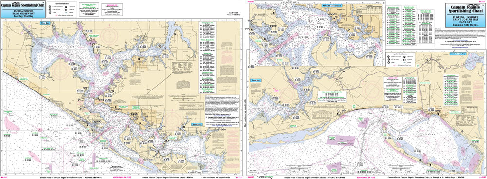 Florida Inshore: St Joseph and St Andrew Bays - AJ137 Large