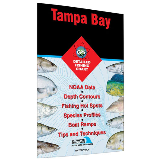 Tampa Bay Fishing Map-FL0128