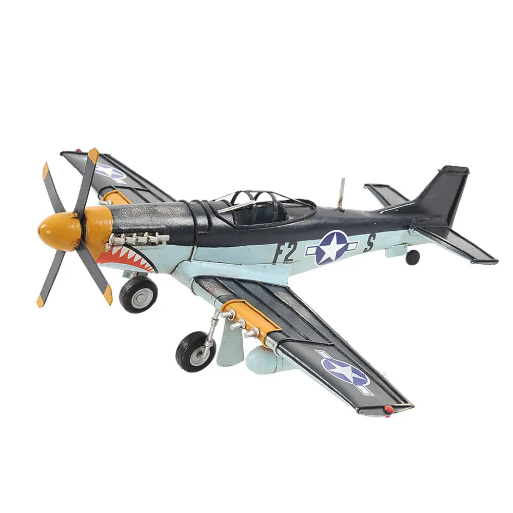 1943 Grey Mustang P51 1:40 Model Plane