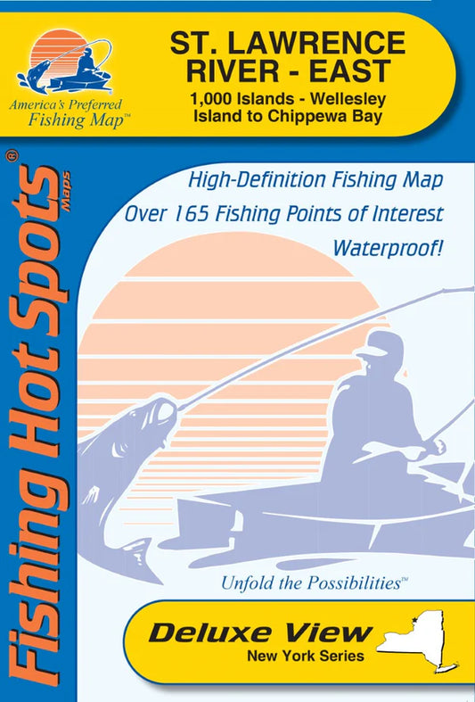 St. Lawrence River East fishing map-S279
