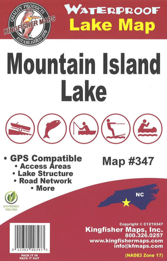 Mountain Island Fishing Map-347