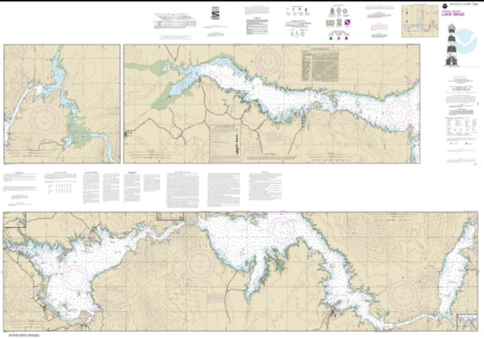 Lake Mead (18687-13) by NOAA Nautical Chart