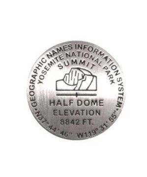 Half Dome GNIS, California lapel pin