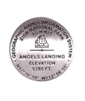 Angels Landing, Zion National Park, Utah lapel pin
