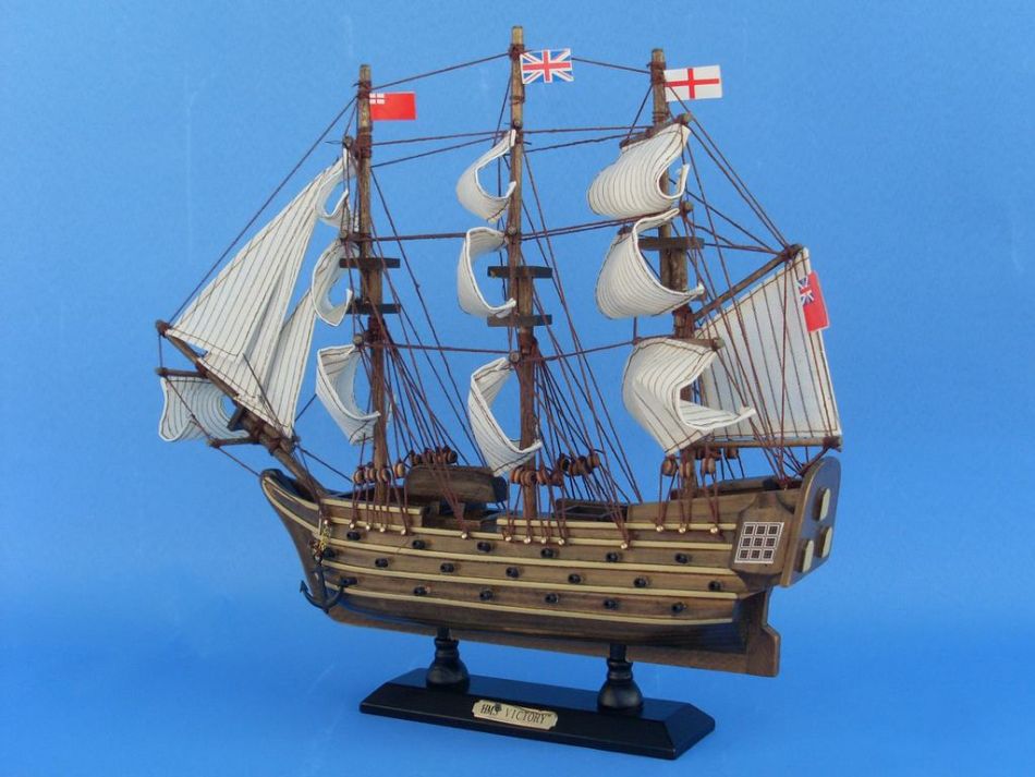 HMS Victory Tall Model Ship 14"