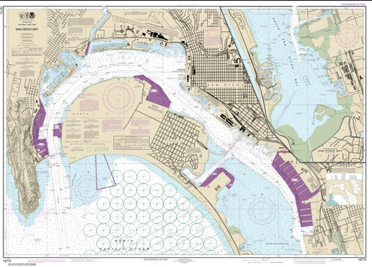 San Diego Bay (18773-43) by NOAA Nautical Chart