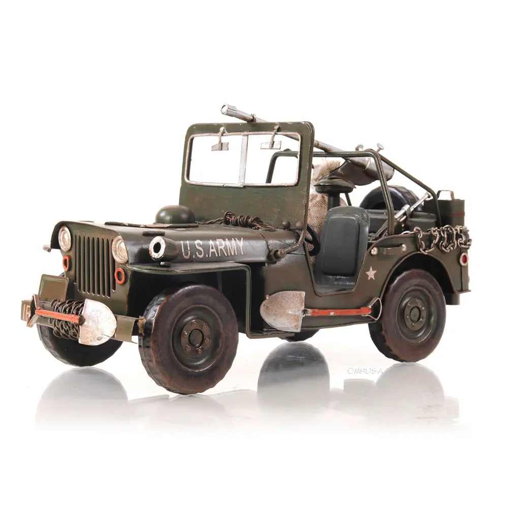 Green 1941 Willys-Overland Jeep 1:12