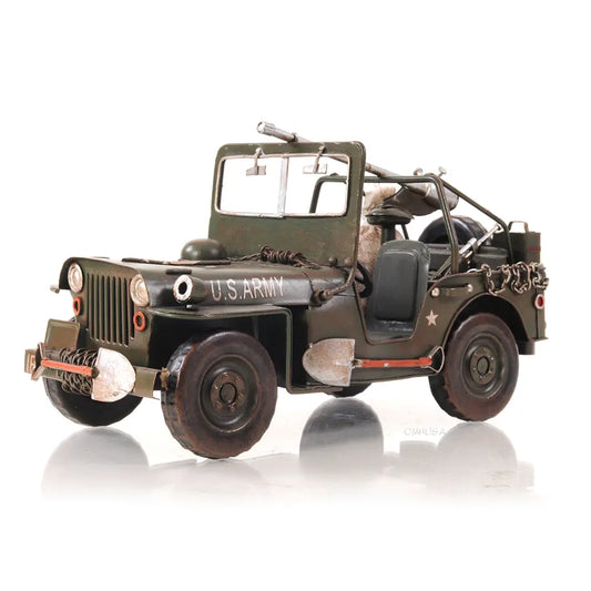Green 1941 Willys-Overland Jeep 1:12