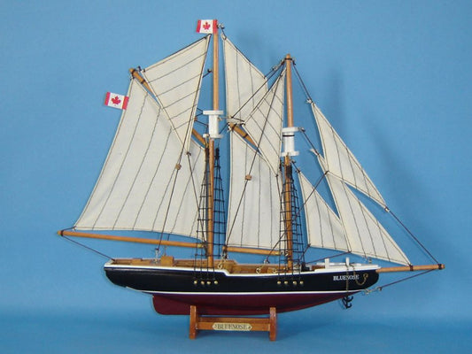 Wooden Bluenose Model Sailboat Decoration 17"