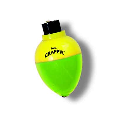 Betts Mr Crappie Rattlin Pear 11/4in 3ct Yellow/Green (Save on 2 Packs)
