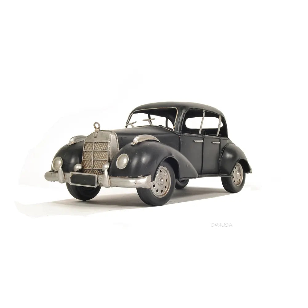 1937 Plymouth P4 Deluxe Black Metal Model Car
