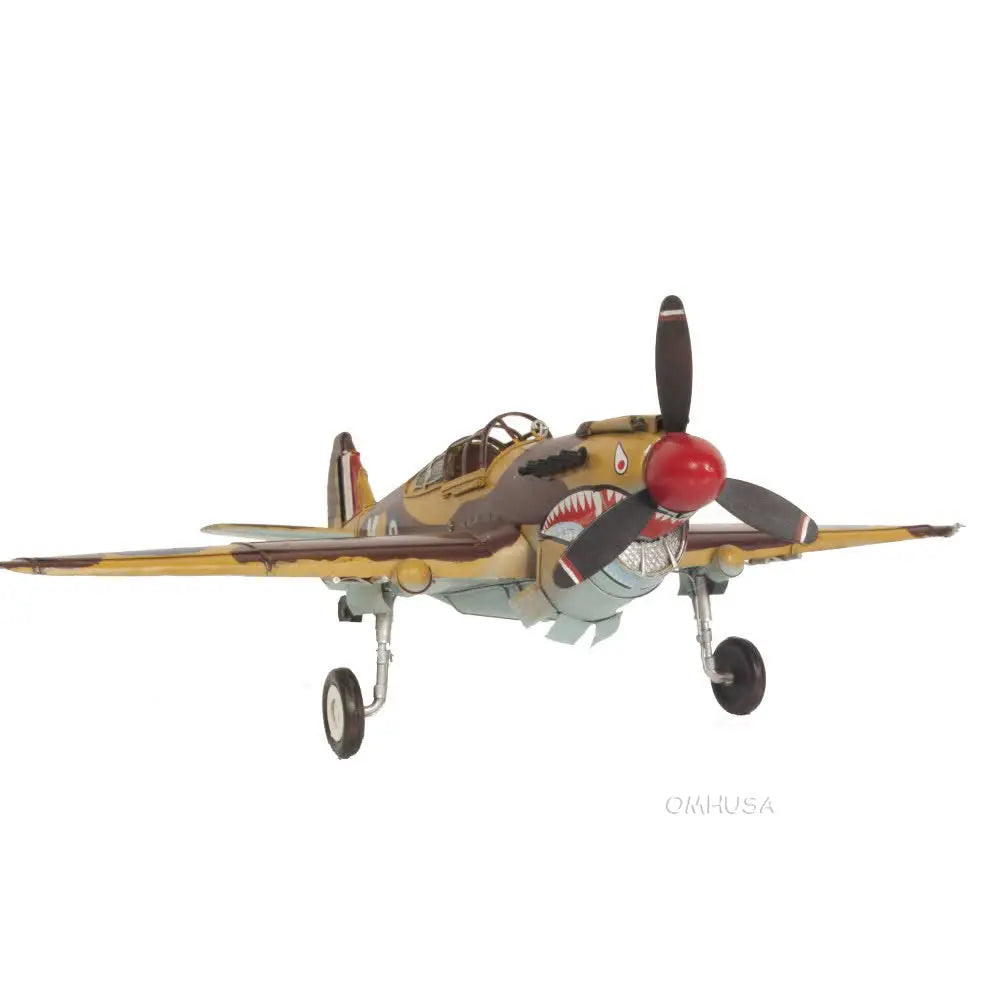 1941 Curtiss Hawk 81A Metal Handmade Scaled Model