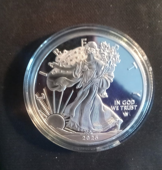 2025 1 oz Silver American Eagle Liberty Round Coin
